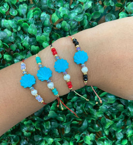 Pulsera Ostra Nácar Azul