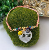 Pulsera Mamá en Nácar