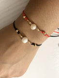 Pulsera Perla Alambrada