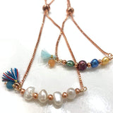 Pulsera Ajustable 4-5 Perlas