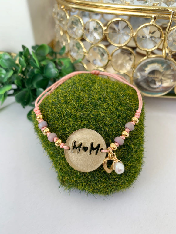 Pulsera Mom en Acrílico