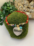 Pulsera Mamá en Nácar