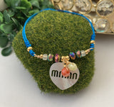 Pulsera Mamá en Nácar