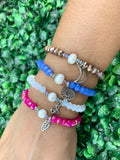 Pulsera Cristales + Charm