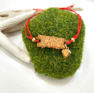 Pulsera Isla Puerto Rico en Madera