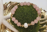 Pulsera 1 Perla Cristal Redondo