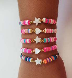 Pulsera hilo Tropi Nácar